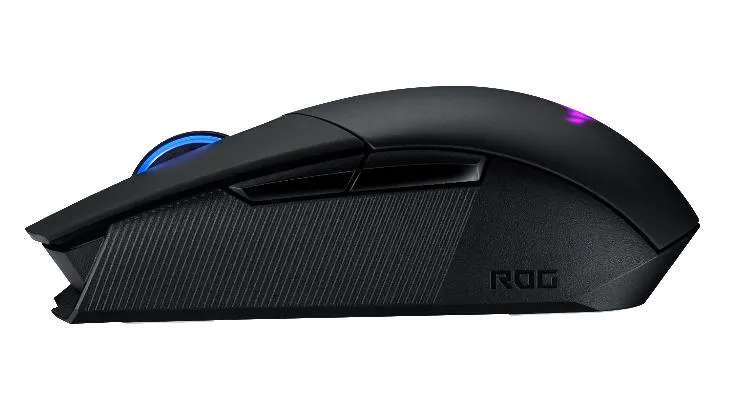 ROG Strix Impact II ambidextrous ergonomics Gaming mouse featuring 6200-dpi optical sensor; push-...