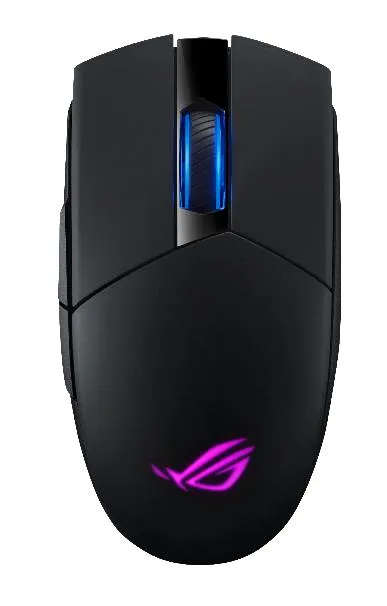 ROG Strix Impact II ambidextrous ergonomics Gaming mouse featuring 6200-dpi optical sensor; push-...