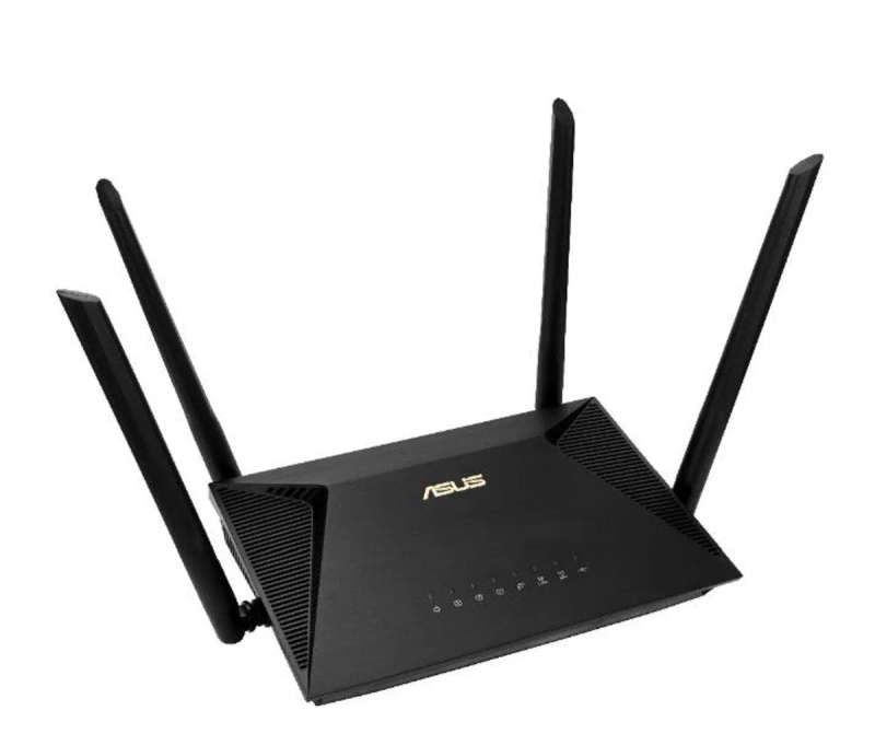AX1800 Dual band WiFi 6 (802.11ax) Router Supporting MU-MIMO and OFDMA technology; with AiProtect...