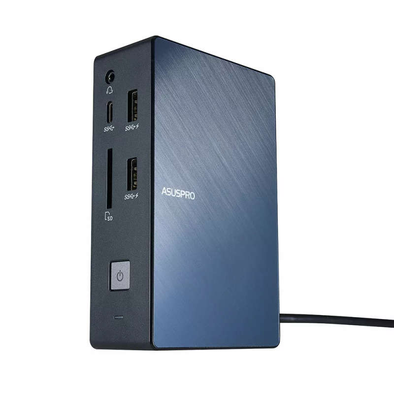 ASUS Simpro Dock 2 | Connect up to 3 x Monitors | IC Smart Card Reader | RJ45 | Charger NotebookV...