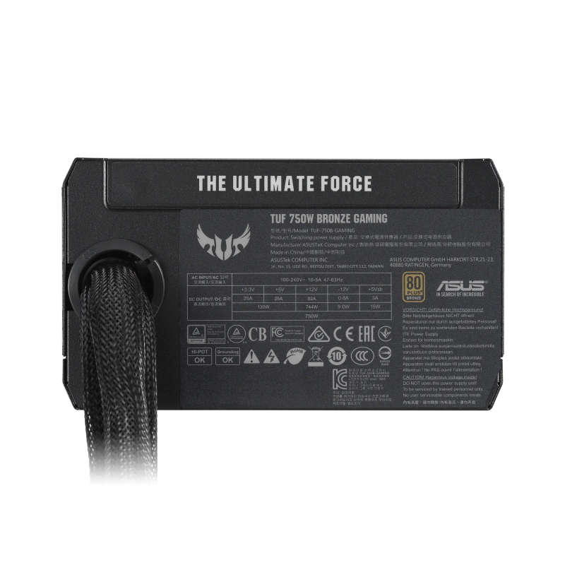 750W; Non modular; 80 Plus Bronze; 6 Years Warranty.