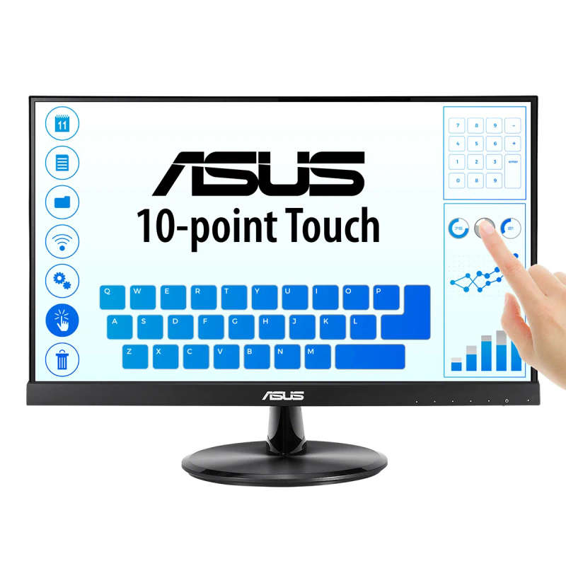 ASUS VT229H Touch Monitor - 21.5'' FHD (1920x1080); IPS; Frameless; Flicker free; Low Blue Light;...