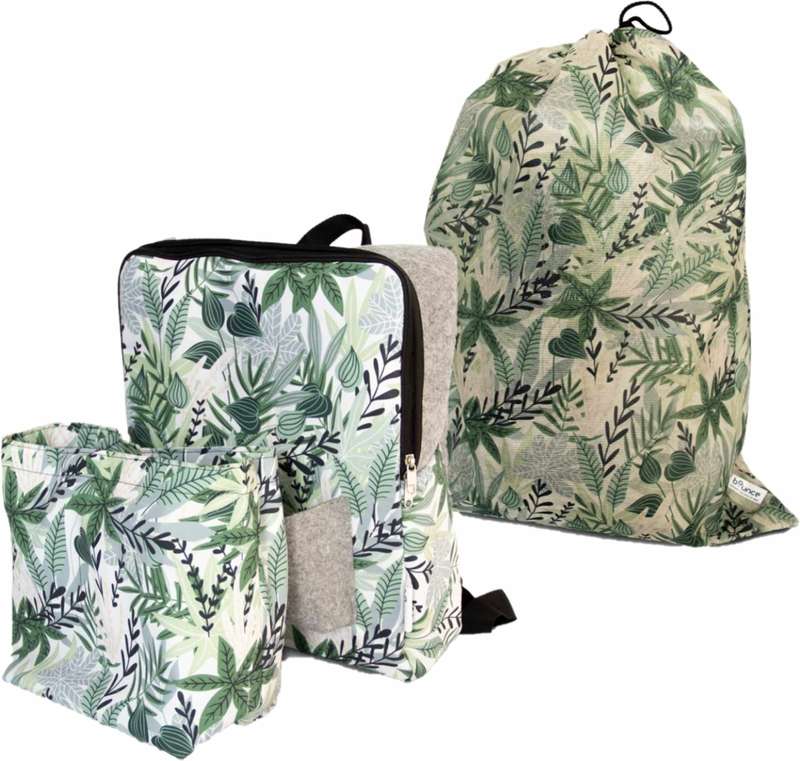 Totes Babe Jungle Diaper Backpack Green
