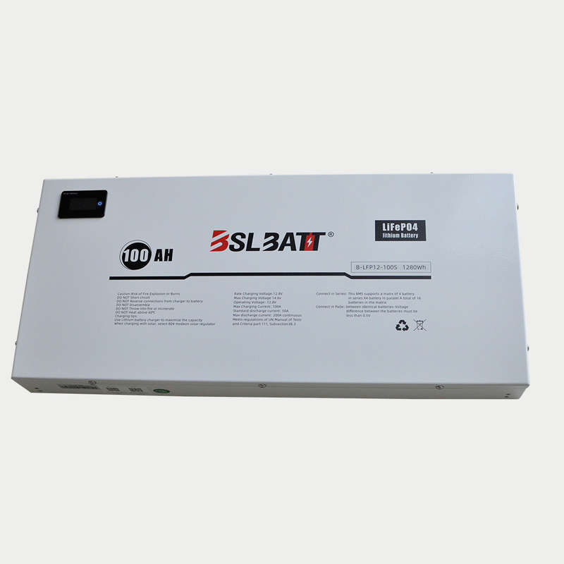 BSL Batt 12V 100Ah LiFePO4 Flat-pack