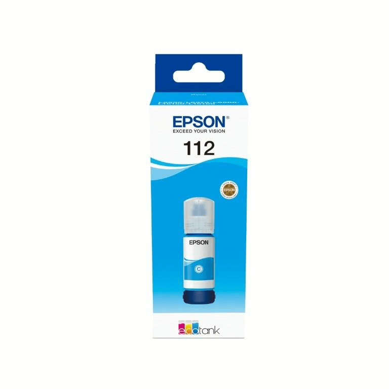 Epson 112 Ink Bottle Cyan EcoTank Original 70ml Single-pack