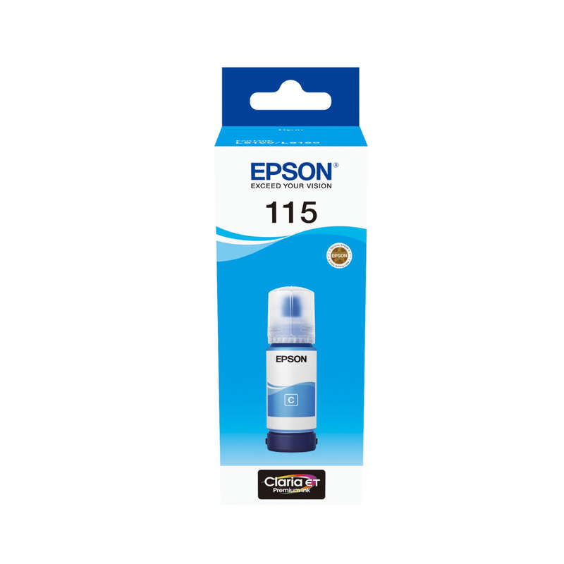 Epson 115 Ink Bottle Cyan EcoTank Original 70ml Single-pack