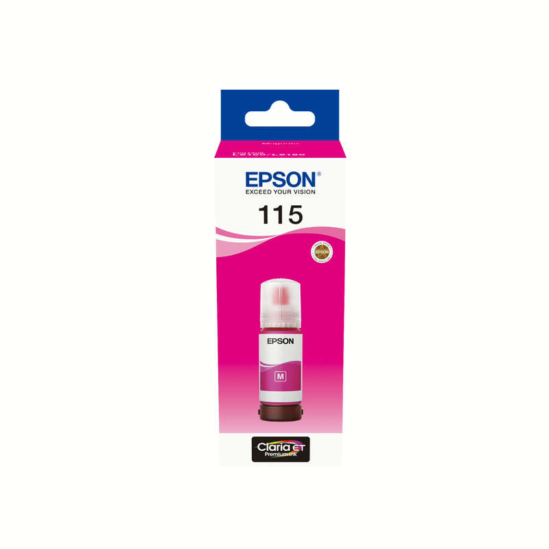 Epson 115 Ink Bottle Magenta EcoTank Original 70ml Single-pack