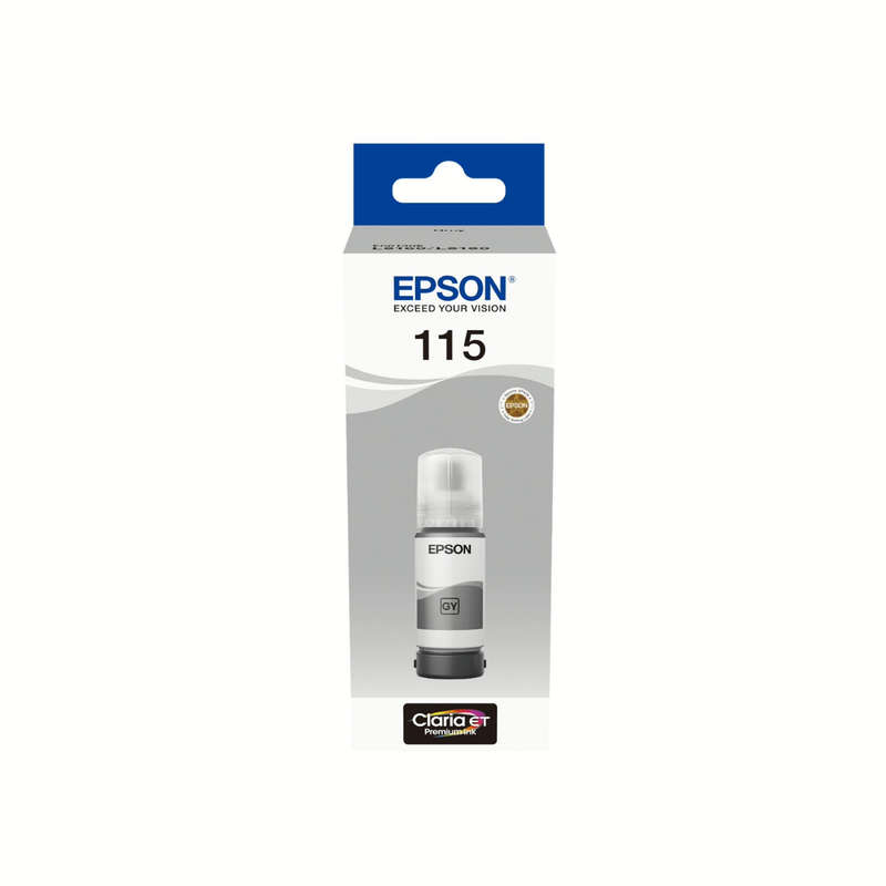 Epson 115 Ink Bottle Grey EcoTank Original 70ml Single-pack