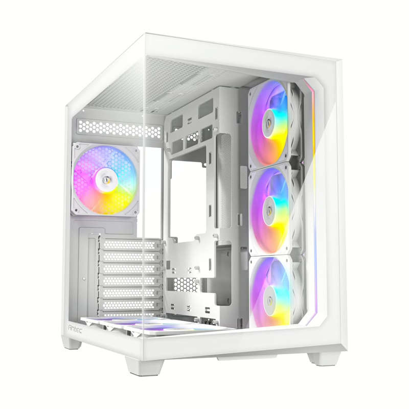 Antec C5 ARGB ATX DUAL Mid Tower Gaming Chassis  White