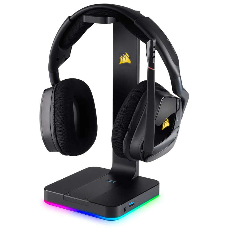 Corsair ST100 RGB Premium Headset Stand with 7.1 Surround Sound Passthrough