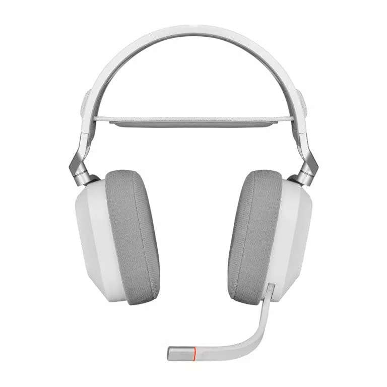 Corsair HS80 RGB Wireless Premium Gaming Headset with Spatial Audio White