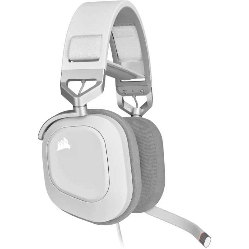 Corsair HS80 RGB USB Wired Gaming Headset - White