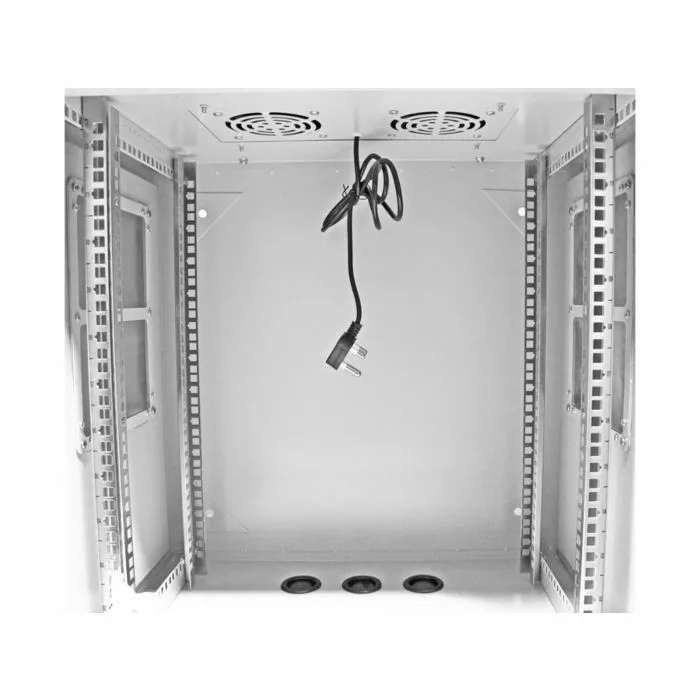 Scoop 12U 450mm Deep Outdoor Cabinet with 2 Fans 