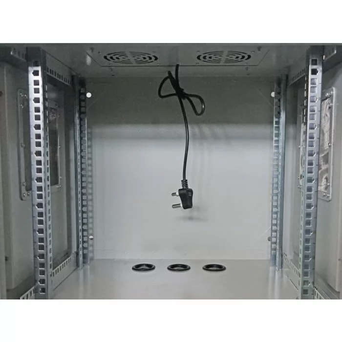 Scoop 9U 450mm Deep Outdoor Cabinet with 2 fans