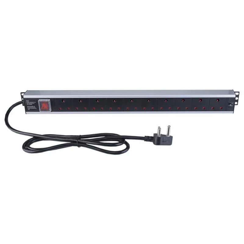 Linkbasic 10 Way Aluminium Moulded Rack Mount PDU