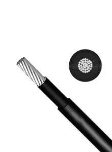 50mm2 single-core HV DC cable 1m - Black