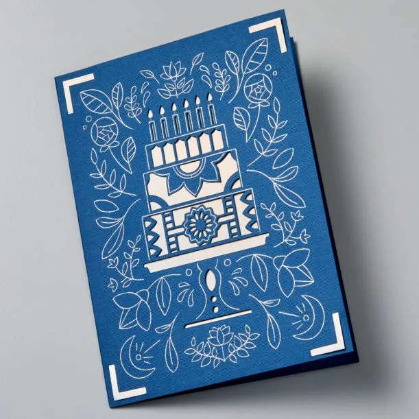 2009202 - Cricut Insert Cards Foil Celebration R20 (10;8 Cm X 14 Cm) 8-Pack