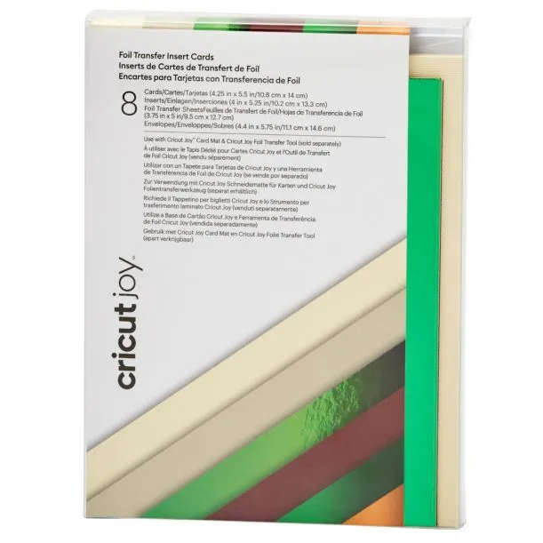 2009204 - Cricut Insert Cards Foil Cameron R20 (10;8 Cm X 14 Cm) 8-Pack