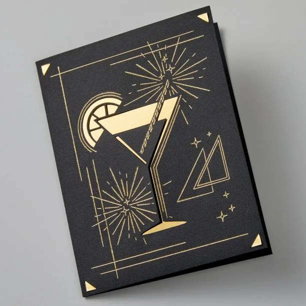 2009207 - Cricut Insert Cards Foil Celebration R30 (11;4 Cm X 15;9 Cm) 8-Pack