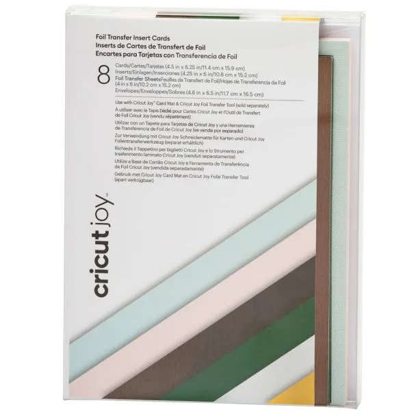 2009211 - Cricut Insert Cards Foil Forest R30 (11;4 Cm X 15;9 Cm) 8-Pack