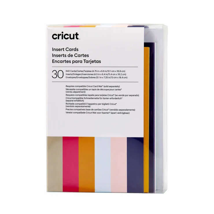 2009469 - Cricut Insert Cards Sensei R40 (12;1 Cm X 16;8 Cm) 30-Pack
