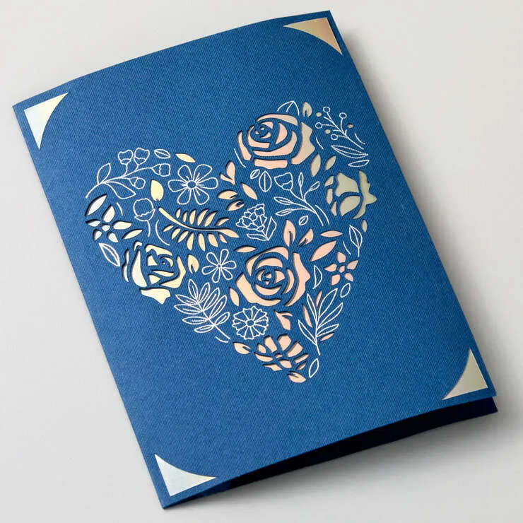 2009480 - Cricut Insert Cards Foil Royal Flush R40 (12;1 Cm X 16;8 Cm) 12-Pack