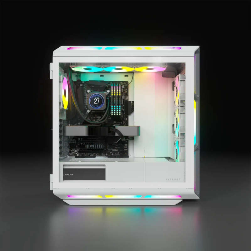 Corsair iCUE 5000T RGB Midi PC Tower White