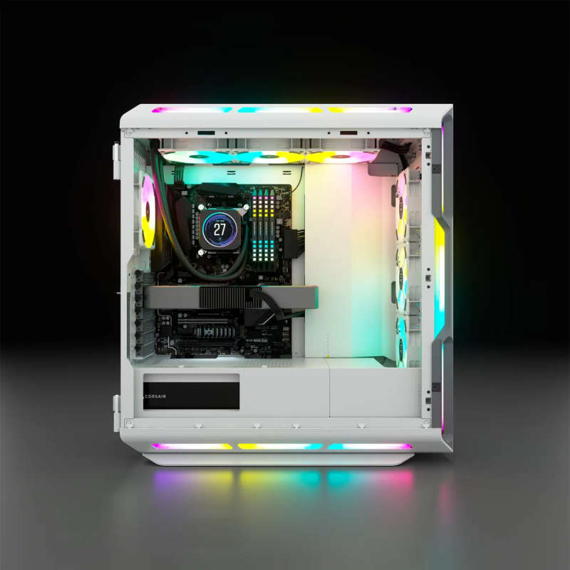 Corsair iCUE 5000T RGB Midi PC Tower White