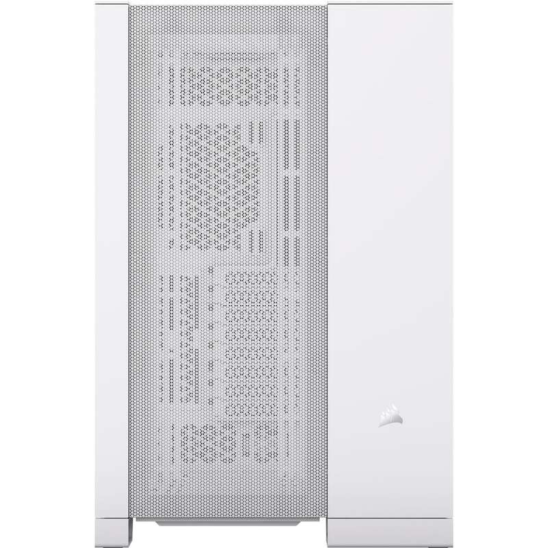 Corsair 6500D Airflow Tempered Glass ATX Dual Chamber Mid Tower Gaming PC Case - White