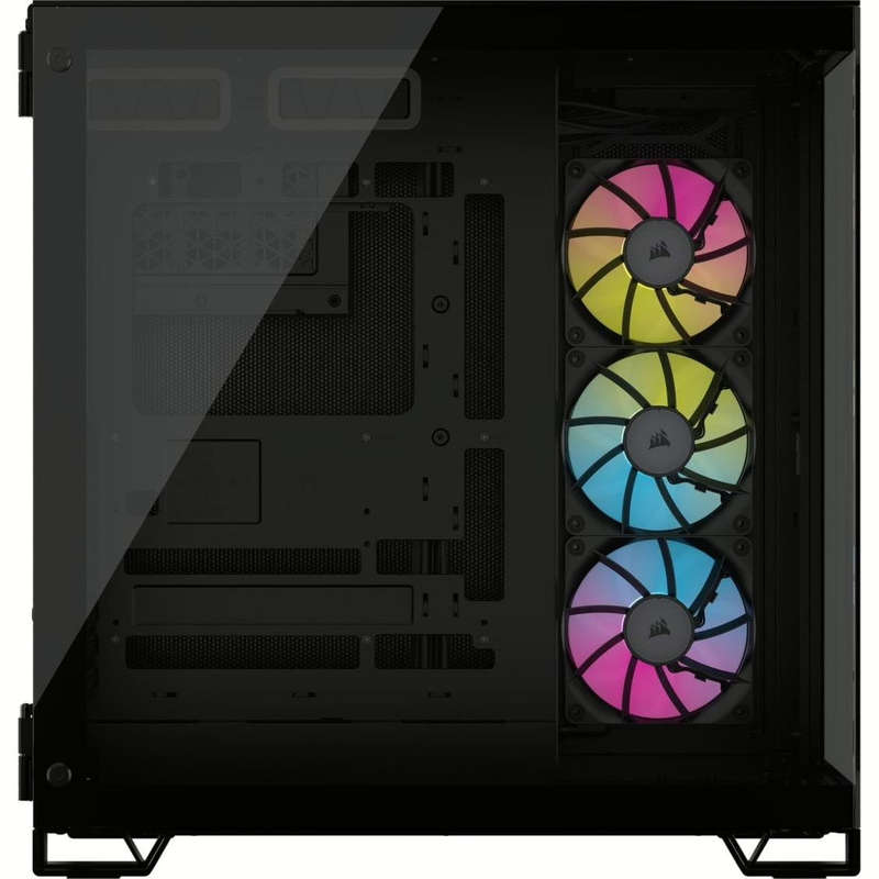 Corsair iCUE Link 6500X RGB Tempered Glass Steel ATX Mid-Tower Gaming PC Case - Black
