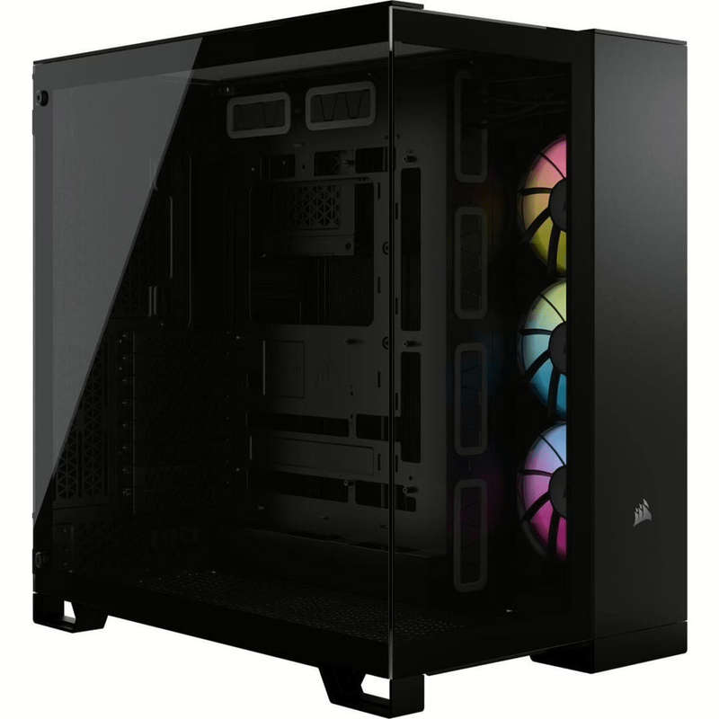 Corsair iCUE Link 6500X RGB Tempered Glass Steel ATX Mid-Tower Gaming PC Case - Black