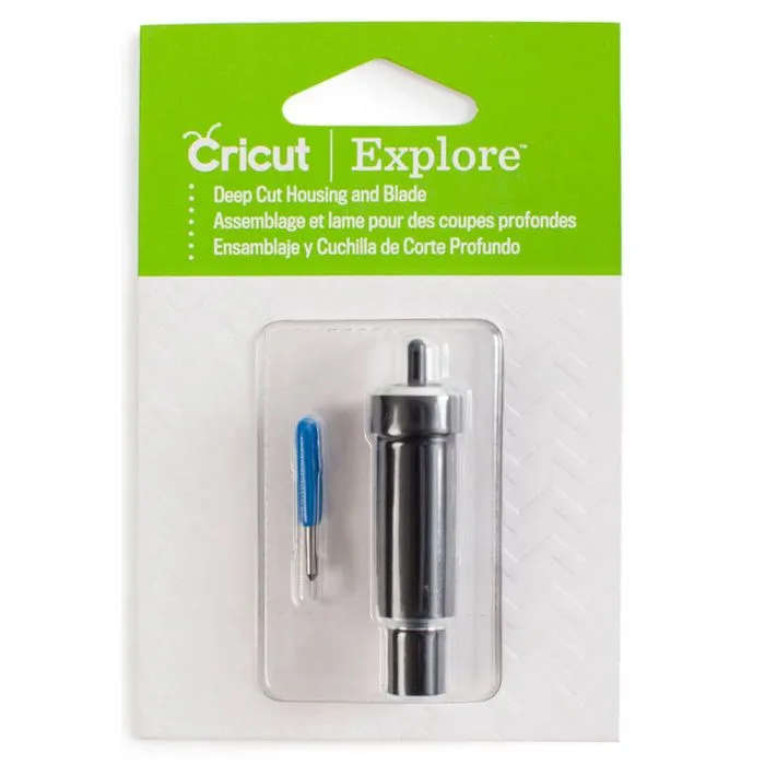 2002293 - Cricut Explore + Maker Deep-Point Blade with housing.