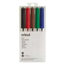 2007643 - Cricut Explore + Maker Extra Fine Point Pen Set 5-Pack (Basics).