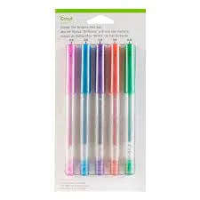 2004026 - Cricut Explore + Maker Medium Point Gel Pen Set 5-Pack (Glitter Brights).
