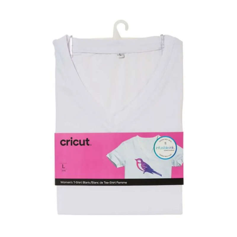 2007903: Cricut infusible ink Men's White T-Shirt (L)