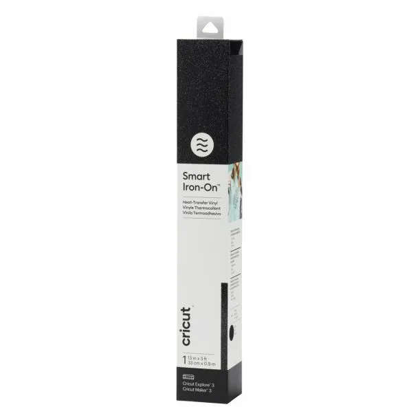 2008672: Cricut Smart Iron-on 33x91cm 1 sheet (Glitter Black)
