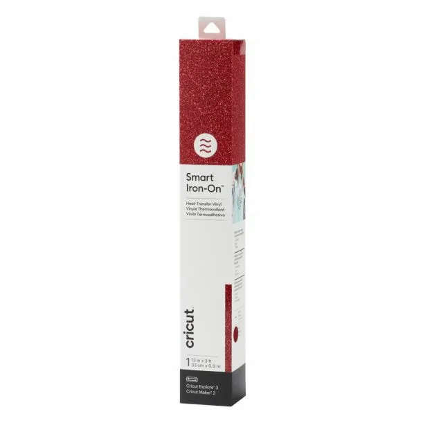 2008675: Cricut Smart Iron-on 33x91cm 1 sheet (Glitter Red)