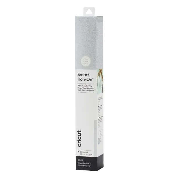 2008676 - Cricut Smart Iron-on 33x91cm 1 sheet (Glitter Silver)