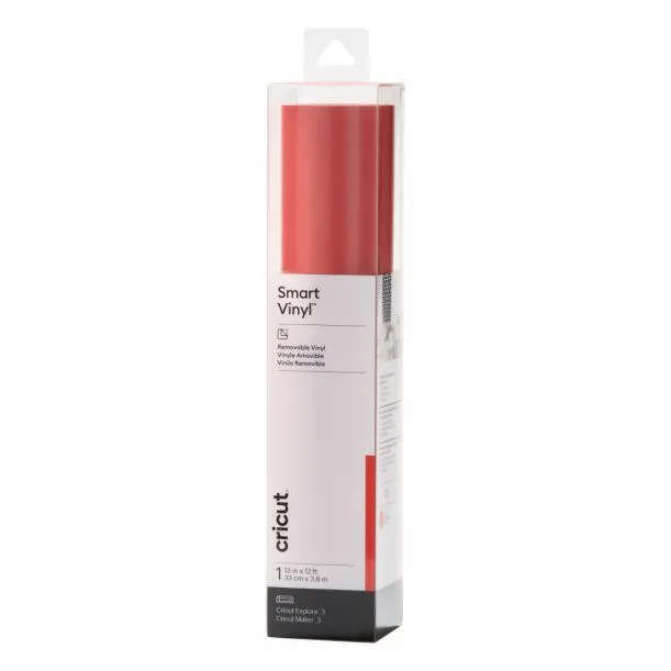 2008653: Cricut Smart Vinyl Removable 33X366Cm 1 Sheet (Red)