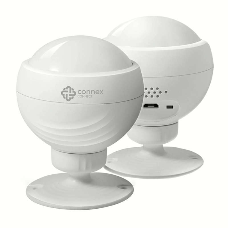 Connex 2-pack Smart WiFi Motion Sensor Rechargeable