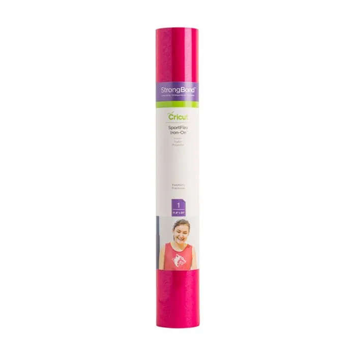 2004439 - Cricut SPortflex Iron-On 29X60cm (Raspberry)