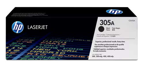 HP 305A Black Toner Cartridge 2,090 Pages Original CE410A Single-pack