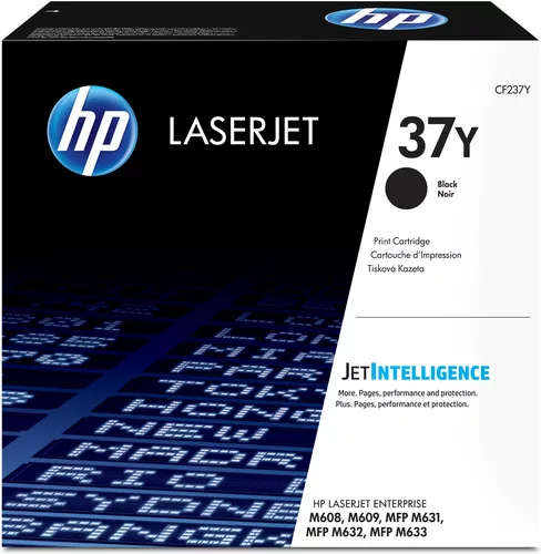 HP 37Y Black Toner Cartridge 41,000 Pages Original CF237Y Single-pack