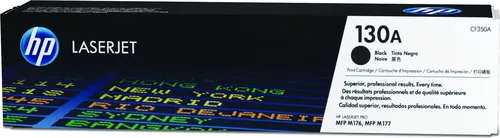 HP 130A Black Toner Cartridge 1,300 Pages Original CF350A Single-pack