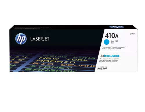 HP 410A Cyan Toner Cartridge 2,300 Pages Original CF411A Single-pack
