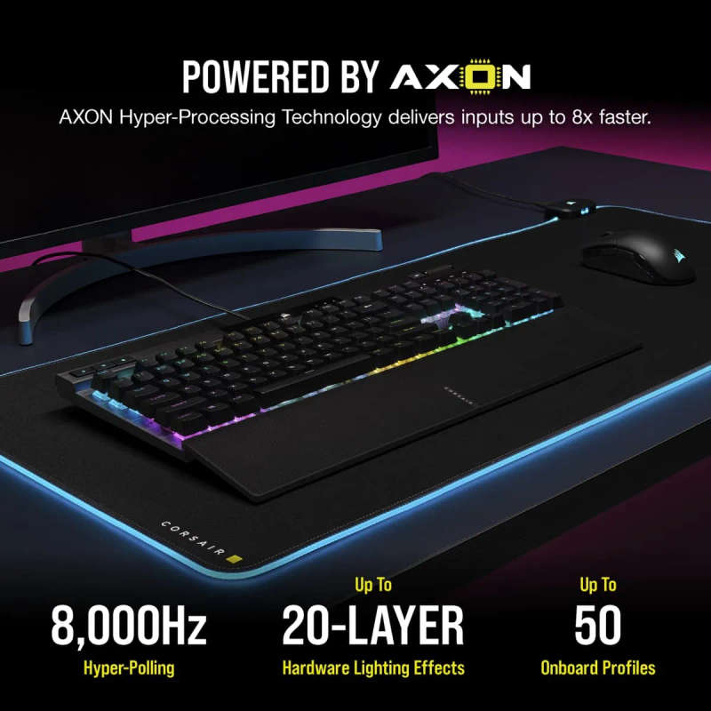 Corsair K70 Pro USB Wired Keyboard Black