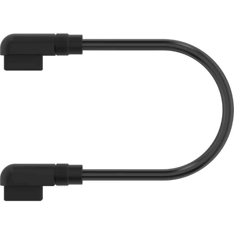 Corsair iCUE 135mm with Slim 90° Connectors Link Cable Black 2-pack