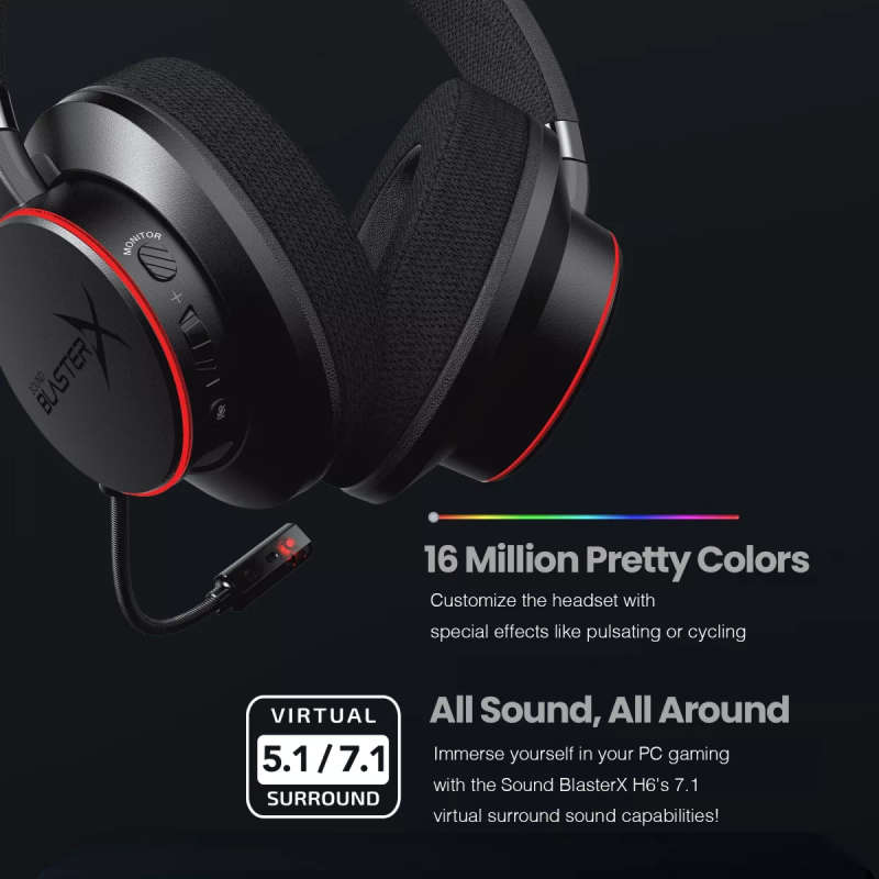 Creative Labs Sound Blaster X H6 Headset
