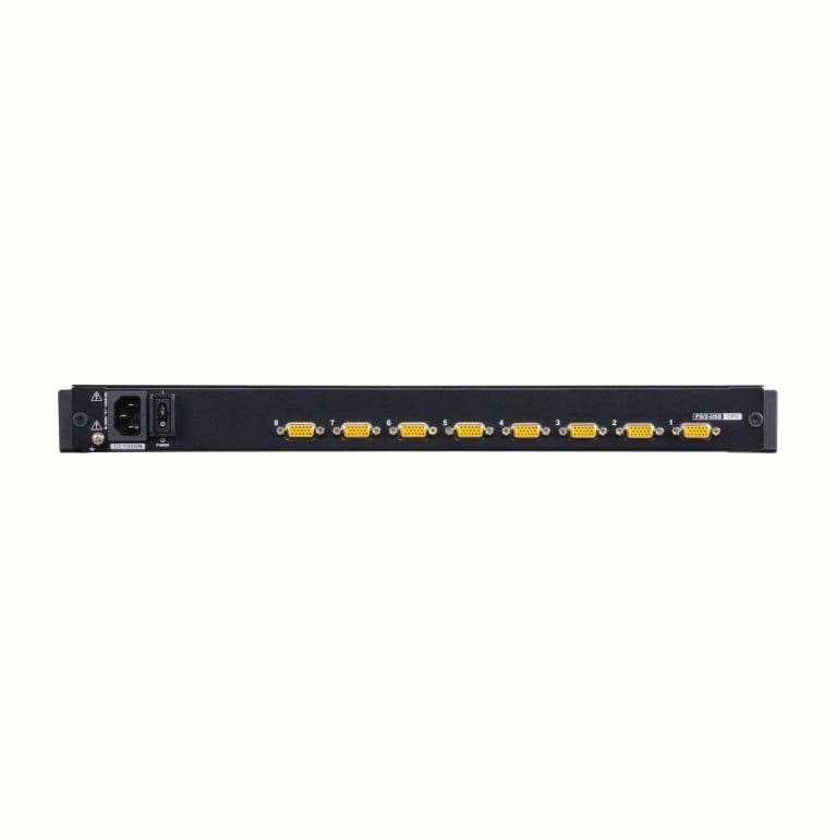 Aten 19-inch 8-port Single Rail LCD KVM Switch