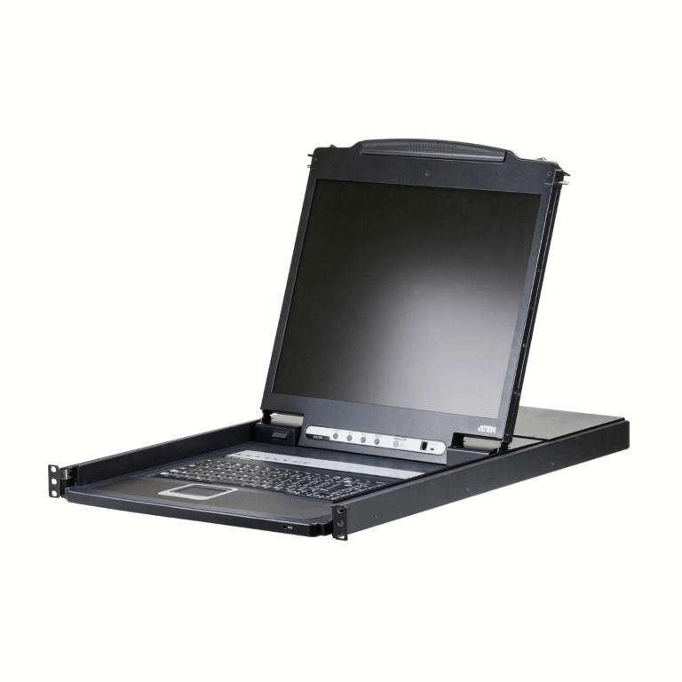 Aten 19-inch 8-port Single Rail LCD KVM Switch